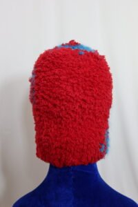 red and blue bonnet